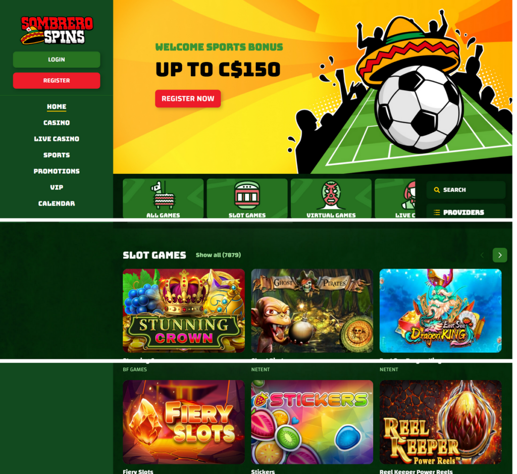 An In-Depth Analysis of Sombrero Spins Casino: Welcome Bonuses, Exciting Free Spins, Bonus Codes, Popular Casino Games, Reliable Payment Methods, and Dedicated Customer Service. Check Out Our Detailed Ratings for the Casino!