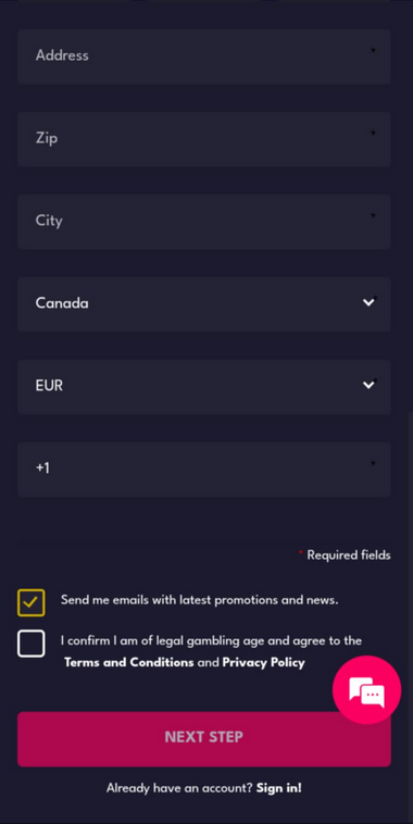 The modern look of AllStarz Casino is crafted with a stylish dark theme highlighted by vibrant neon greens and fuchsias, featuring a neat grid layout for game previews.